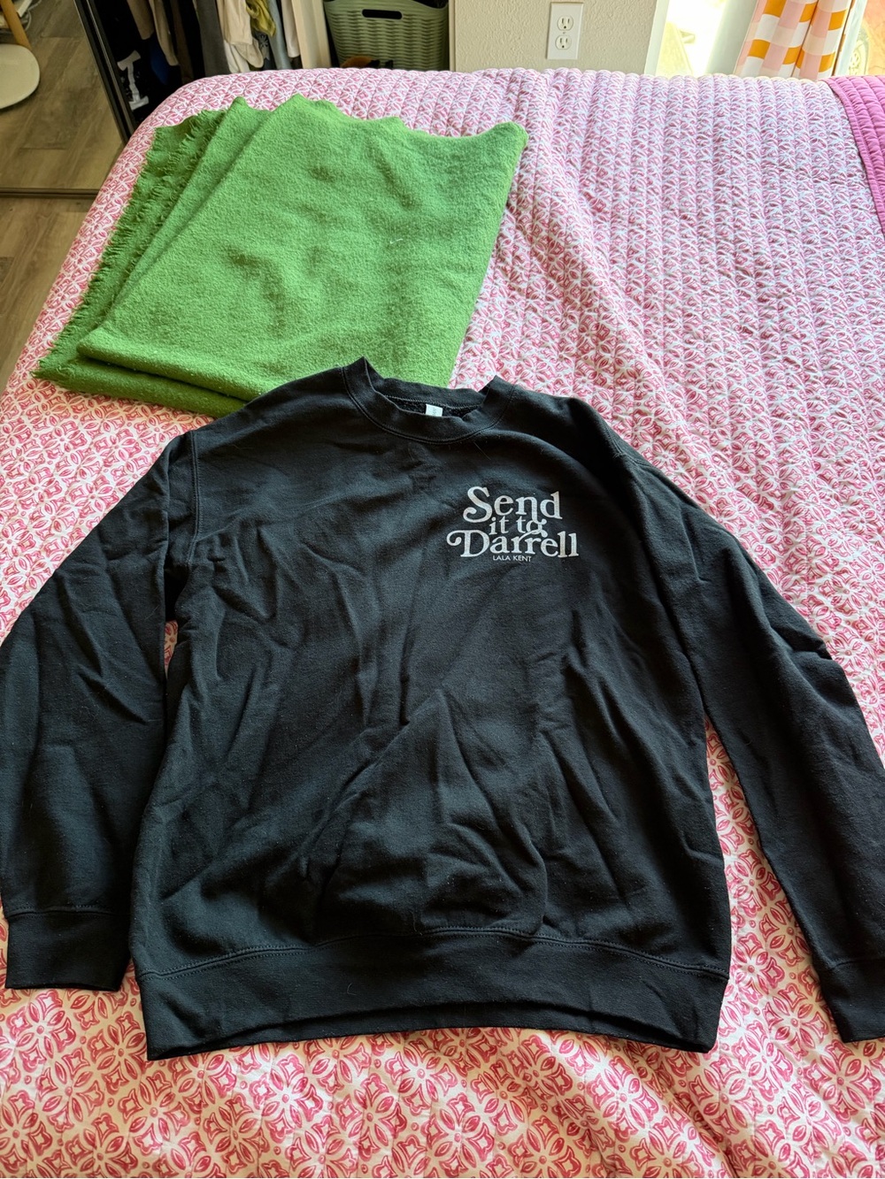 Vanderpump Rules Send It To Darrell Lala Kent Black Medium Sweater